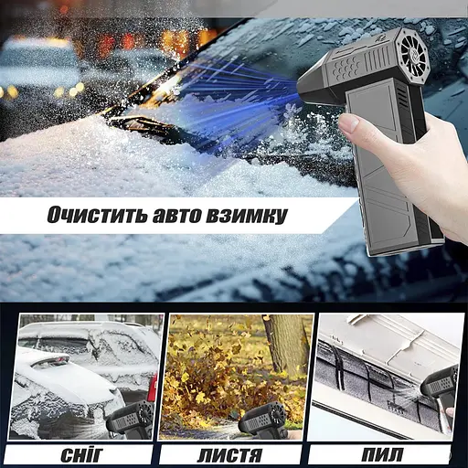 Вентилятор Jet Fan X6 турбо ручной мини аккумуляторный 8000 mAh 52 м/с - фото 6