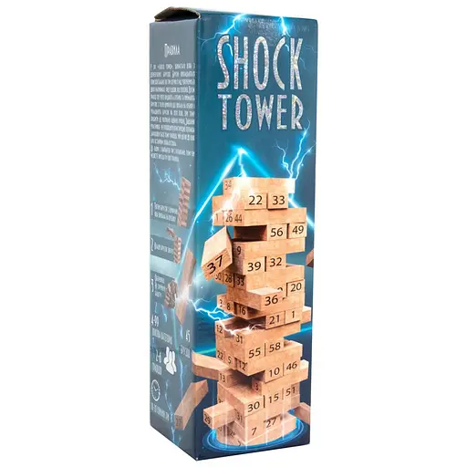 Настільна гра "Shock Tower" Strateg 30858, 45 брусків - фото 1
