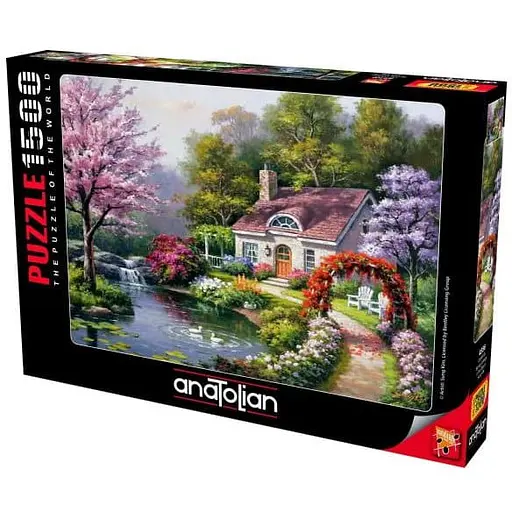 Пазл Anatolian Весенний коттедж в самом цвету 1500 эл. (4556)