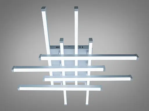 Світлодіодна стельова люстра Romin біла 8 модулів 90 Вт - фото 3