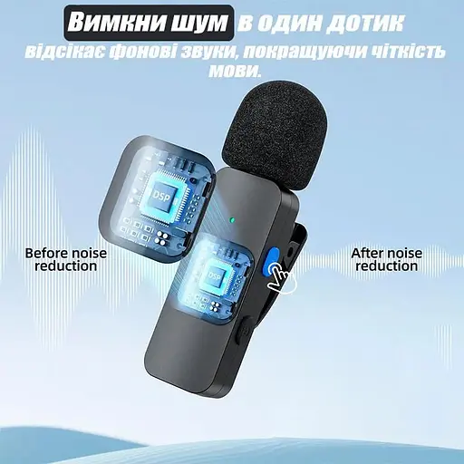 Петличка BOYA BY-V20 C с зарядным кейсом беспроводной микрофон 2 шт. - фото 3