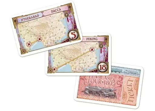 Настольная игра Days of Wonder Билет на поезд - Коллекция карт №1: Азия + Легендарная Азия (Ticket to Ride - Map Collection 1: Asia + Legendary Asia) (англ.) (DOW720113) - фото 5