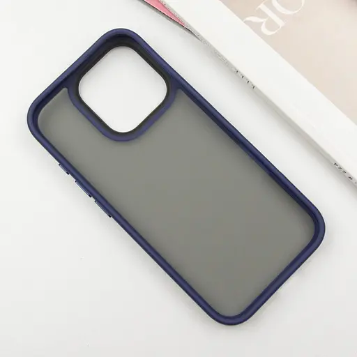 Чохол Epik TPU+PC Metal Buttons для Apple iPhone 16 Pro Max 6.9 Синій - фото 4