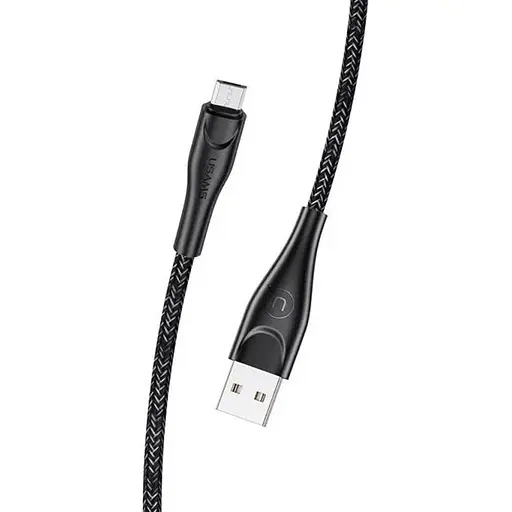 Кабель Usams MicroUSB U41 Braided 2A 1m (Black) [62242]
