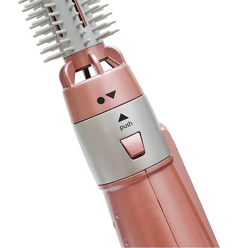 Фен-щітка мультистайлер Gemei GM-4831 7 в 1 для завивки локонів об'єму та укладки волосся з насадками - фото 4