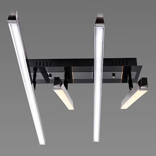 Люстра светодиодная акриловая Sirius B YH993/4 GRAY - фото 4