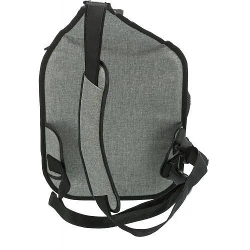 Рюкзак-переноска Trixie Savina для собак фронтальный полиэстер черный/серый до 10 кг 30х33х26 см - фото 3