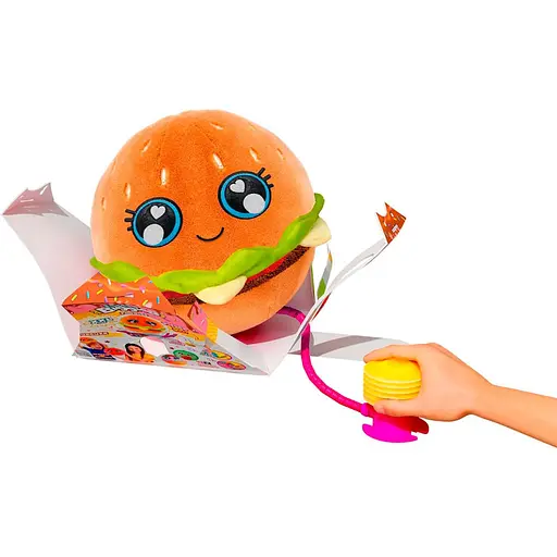 Ігровий набір серії "Little Foodies" W2 - Бургер Biggies BIG002-BU надувна іграшка, насос 22 см - фото 2