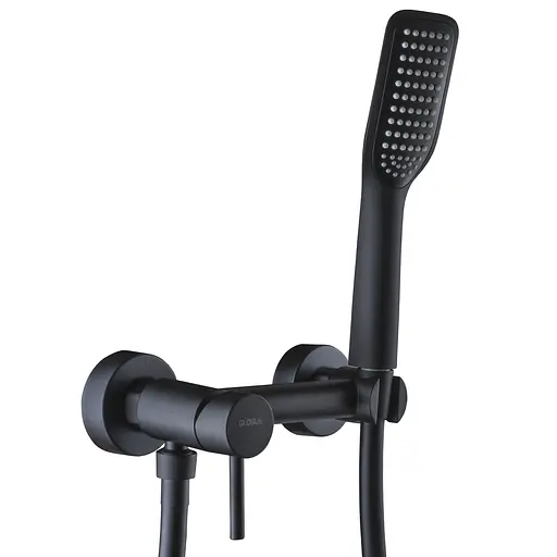 Смеситель для душа Globus Lux Alpen SBT1-105-BB Черный матовый - фото 1