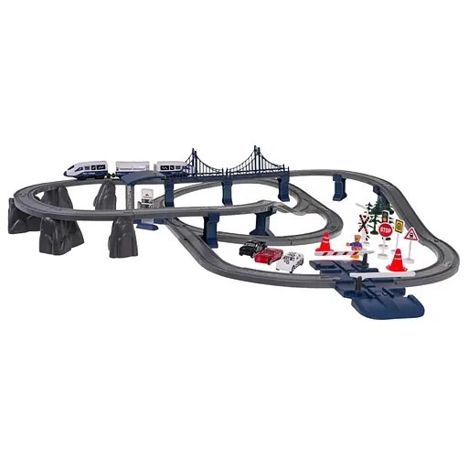 Электропоезд для детей+ Аксессуары 103 шт. - фото 5