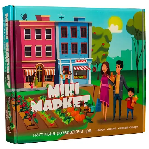 Настольная игра Strateg Мини Маркет на украинском языке (30915)