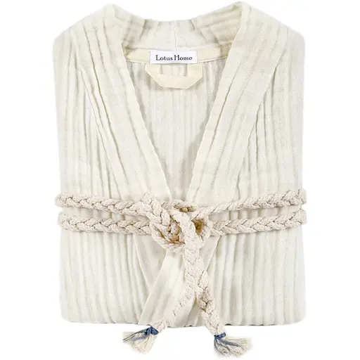 Халат Lotus Home Nitra muslin denim S/M (svt-2000022351003) - фото 2