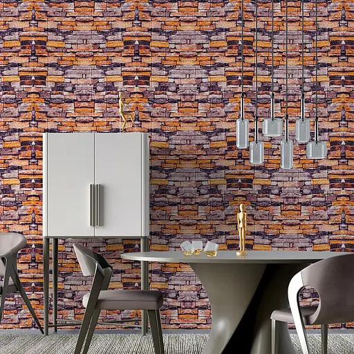 Декоративная 3D панель самоклейка 700х770х3мм Песчаник Катеринославский кирпич (045-3) SW-00000692 - фото 5