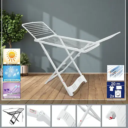 Сушилка для белья напольная Casa Si Resin White (CS92066Q01) - фото 8