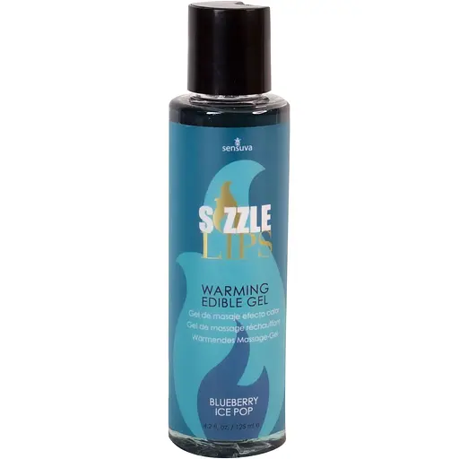 Масажний гель Sensuva Sizzle Lips Blueberry Ice Pop (125 мл)