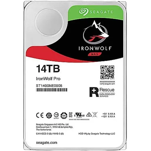 Жесткий диск Seagate IronWolf Pro NAS 3.5" 14 TB SATA3 ST14000NE0008 - фото 1