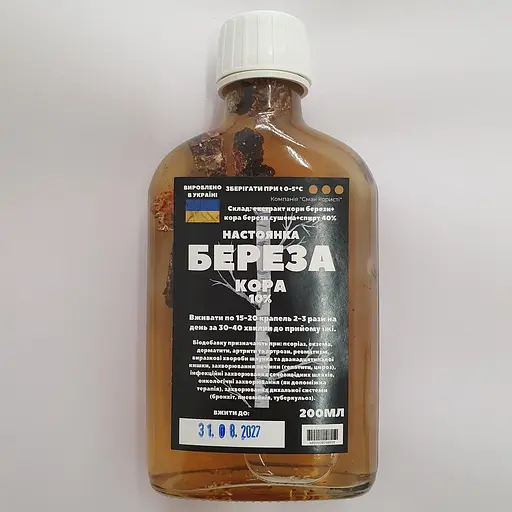 Настойка на коре березы 200 мл - фото 1