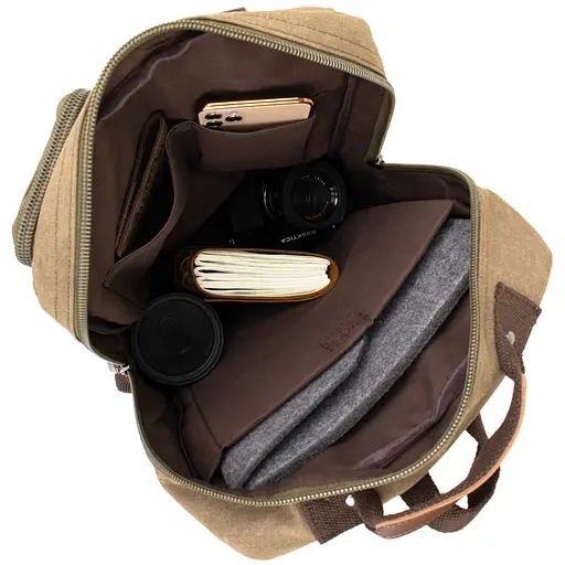 Текстильний рюкзак Vintage 30х42х15 см sum0014955 - фото 5