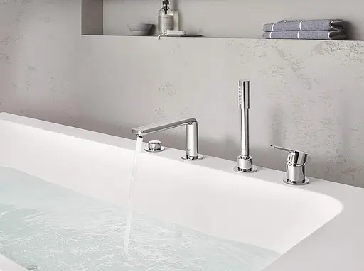 Змішувач для ванни на 4 отвори Grohe Lineare 19577001 Хром - фото 3