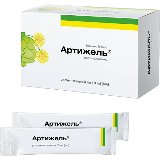 Раствор питьевой Vorwarts Pharma Артижель для улучшения функционирования печени и желчного пузыря по 10 мл в стиках №20