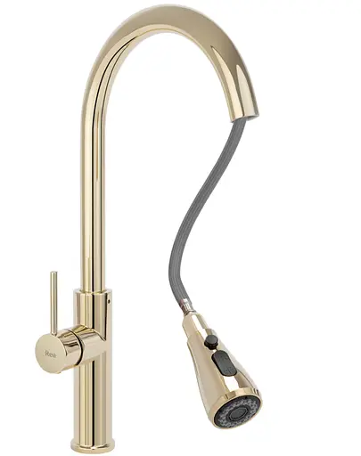 Смеситель для кухни Rea Nest gold золотой REA-B2058 Золотой - фото 2