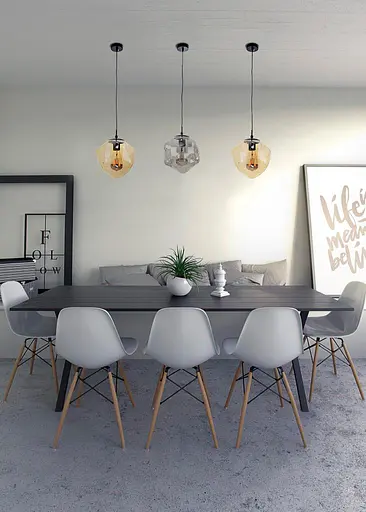 Люстра подвесная Brille для кухни E27 60W G (BL-172S/1) - фото 7