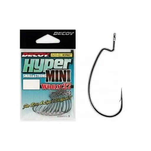 Крючок Decoy Worm 27 Hyper Mini #04, 9 шт. (1013-1562.08.93)