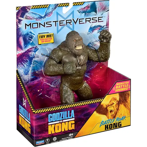 Игровая фигурка Godzilla vs. Kong S2 Конг готов к бою со звуком 18 см (35757N) - фото 3