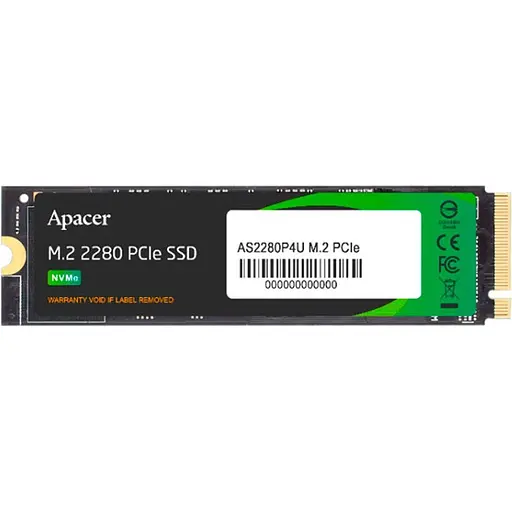 SSD накопитель Apacer AS2280P4U 2TB (AP2TBAS2280P4U-1) [142484]