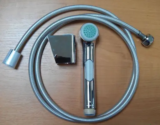 Гігієнічний гарнітур зі шлангом 125 см Hansgrohe EcoSmart 32129000, Хром - фото 2