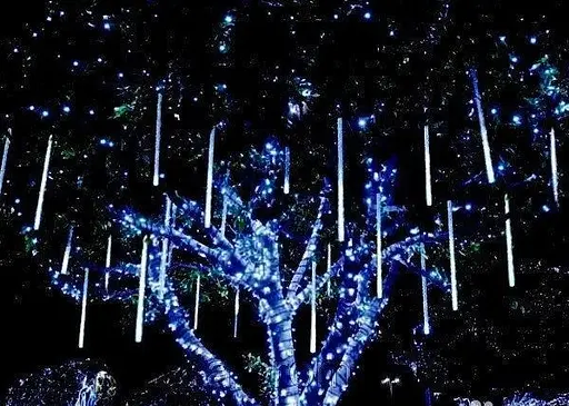 Гірлянда світлодіодні бурульки 8 шт. 50 см (прозорий шнур) біла - фото 4