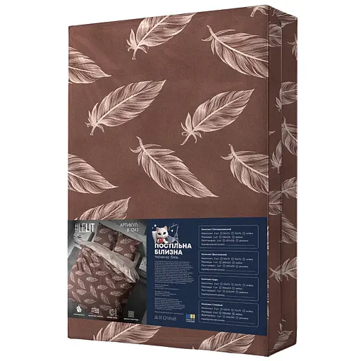 Комплект постільної білизни Lelit полуторний 150х215 см 70х70 см бязь B-1243/2 (le2000000340708) - фото 3