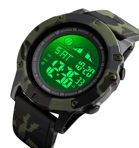 Чоловічий наручний годинник Skmei 1476 (Камуфляж) - фото 4