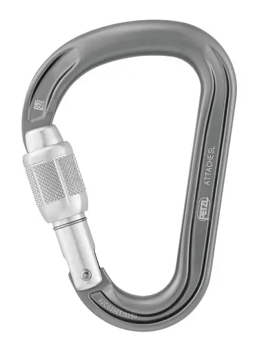 Карабін Petzl Attache Screw-Lock Grey (1052-M038AA01) - фото 2