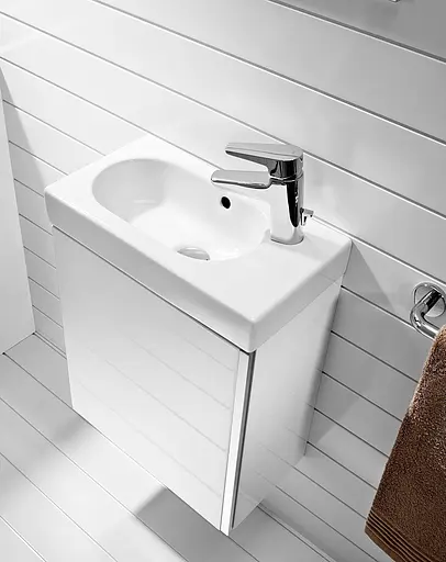 Комплект тумба з умивальником + дзеркальна шафа Roca Mini 45 см венге A855866154 - фото 2