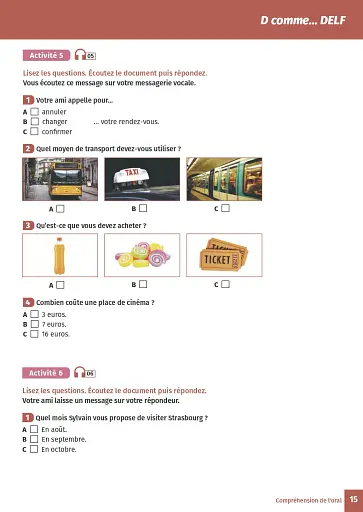 ABC Delf tout public - niveau A1. 3ème édition - фото 14