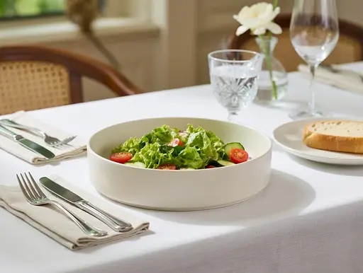 Блюдо Arcoroc Fjords фарфор глубокое круглое 18 см белое (N5967) - фото 4