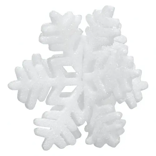 Снежинка двойная "Shine" 9,5см - фото 1