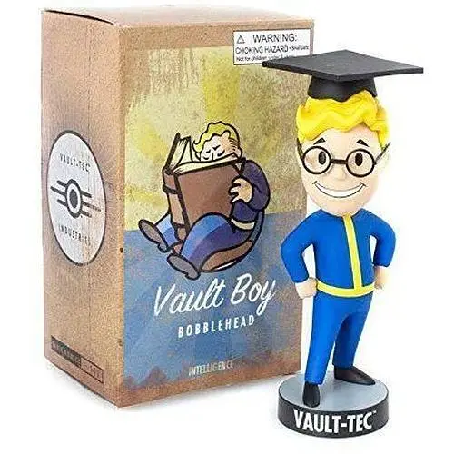 Фігурка Gaming Heads Fallout 4: Vault Boy 111 Bobbleheads Series Two: Intelligence Волт-Бій 15 см 60.84.415 - фото 1