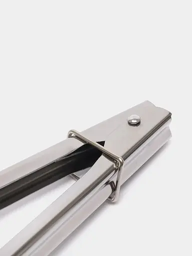 Щипці кухонні універсальні з нержавіючої сталі "Пелюстка" для барбекю гриля м'яса, риби, овочів 27 см, Kitchen Master Сріблястий 86758 - фото 10