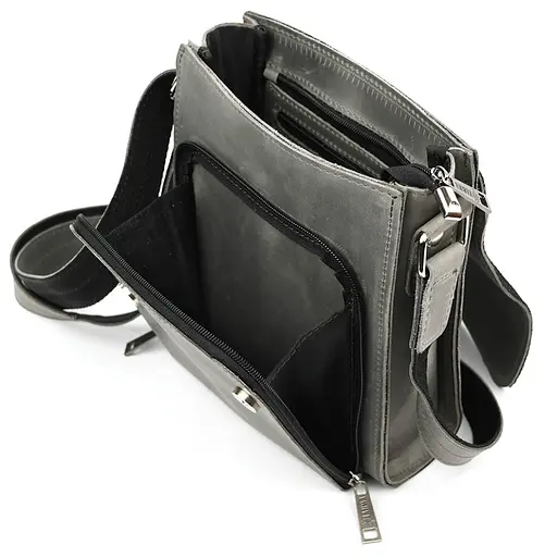 Кожаная сумка-планшет через плечо Tarwa 26х22х6 см sum0028323 - фото 2