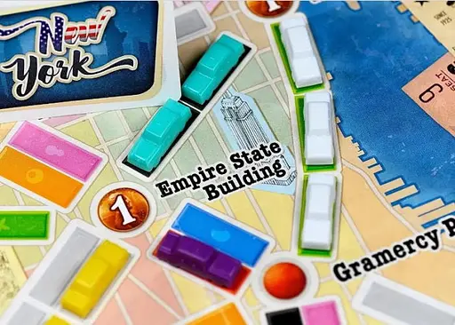 Настольная игра Days of Wonder Билет на поезд: Нью Йорк (Ticket to Ride: New York) (англ.) (DOW720060) - фото 4