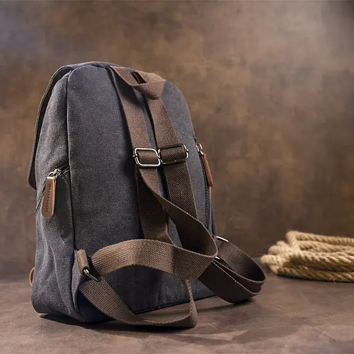 Рюкзак текстильный женский Vintage 34х25х9,5 см sum0013909 - фото 5