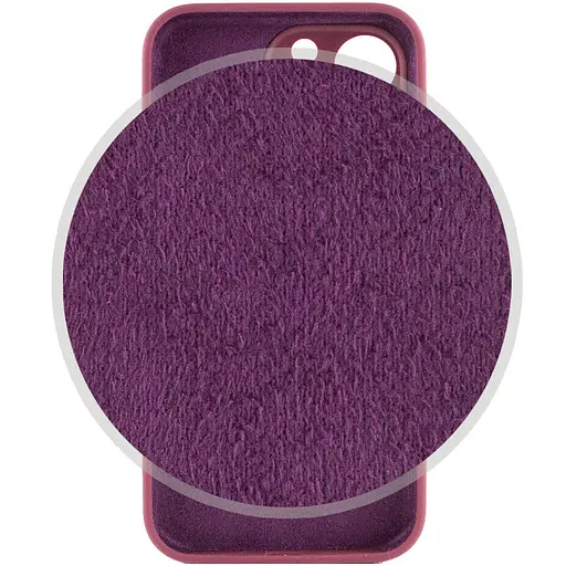 Чохол Epik Silicone Case Full Camera Protective (AA) для Apple iPhone 15 Pro (6.1) Бордовий/Plum - фото 3