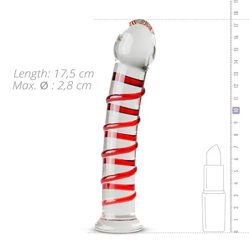 Скляний дилдо Gildo Glass Dildo No. 15 - фото 4