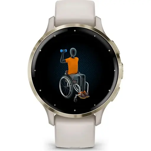 Смарт-годинник Garmin Venu 3S Soft Gold Stainless Steel Bezel with Ivory Case and Silicone Band (010-02785-04/54) [111833] - фото 6