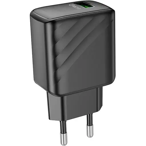 Сетевое зарядное устройство Hoco CS21A 1USB QC 18W Quick Charge 3.0 Black - фото 7