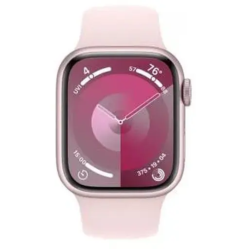 Смарт-годинник Apple Watch Series 9 GPS 41mm Pink Aluminum Case w. Light Pink Sport Band - M/L (MR943) - фото 2
