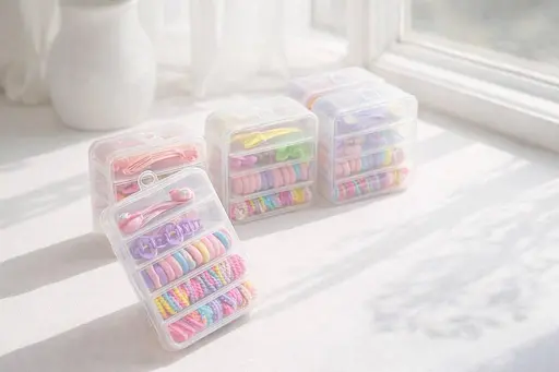 Набір аксесуарів для волосся в боксі 2 в 1 - фото 1