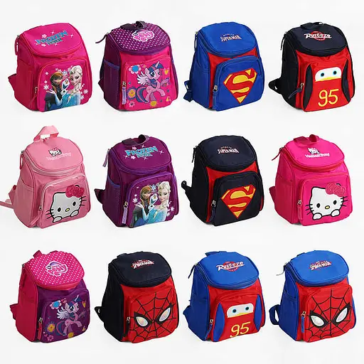 Рюкзак Детские герои, 2 отделения, 28x21 см, C60602 (в ассортименте) - фото 11